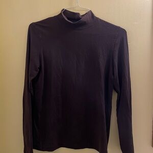 Croft & Barrow Chocolate Brown Turtleneck